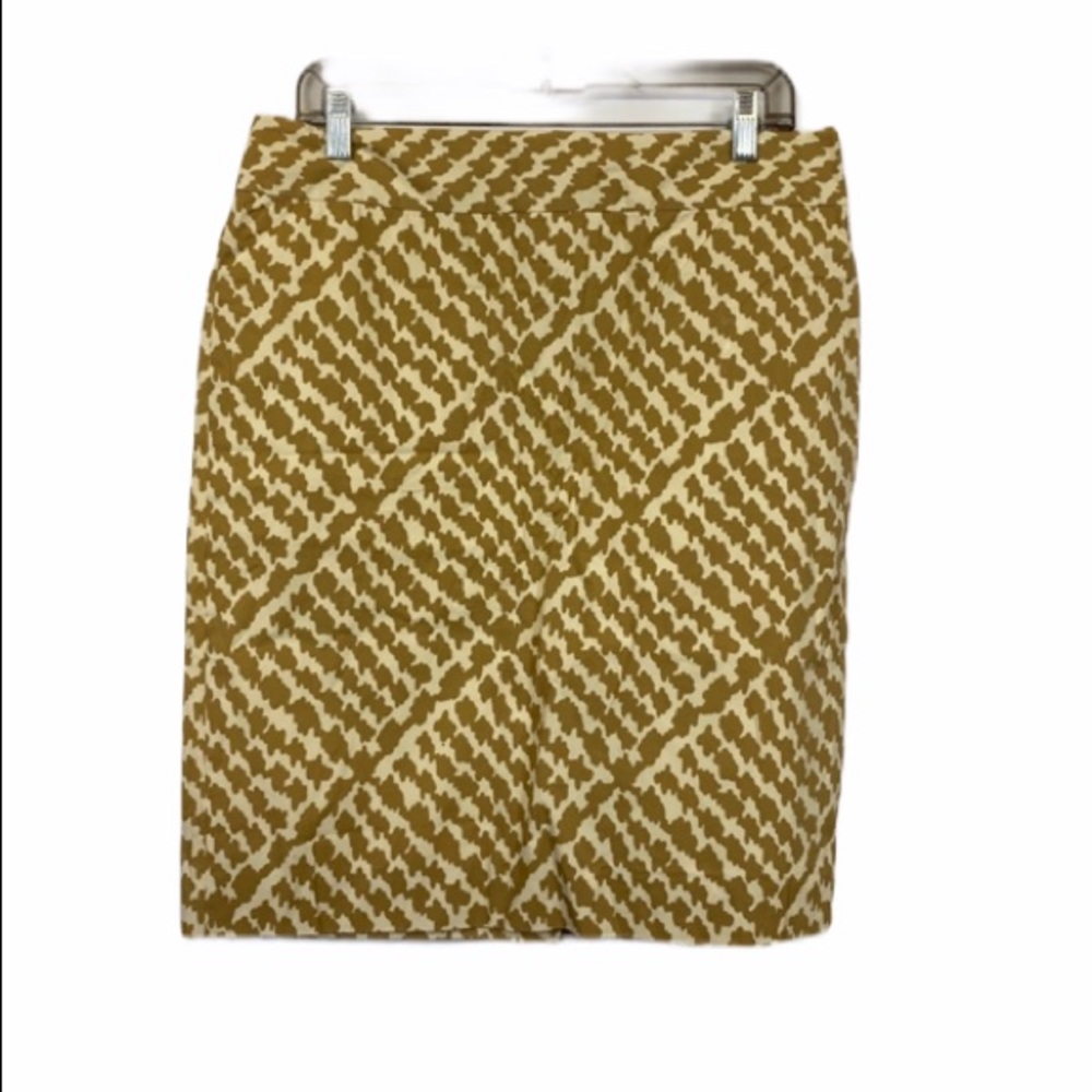 ❤️ J. Crew Pencil‎ Mini Skirt Tan Cream 10